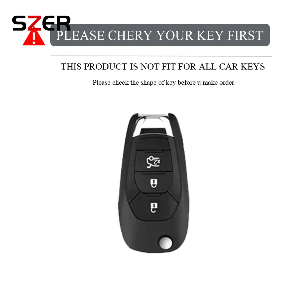 TPU Car Flip Key Case Cover Protection Shell Holder For Chevrolet Spin Entered Cobalt Cross Captiva Onix Onyx LTZ Accessories