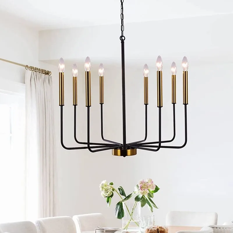 American Rustic Wagon Wheel Chandelier Iron Art Modern Vintage Industrial Dining Table Bar Candle Pendant Lamp Home Decor