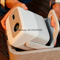 Hot Design JMGO N1 Portable Mini 1080P 4K Support Video Projector 750 ISO Lumens 1600:1 HDR10 MEMC Gimbal DLP lasei Projector