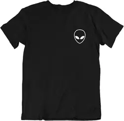 Funny Birthday Gift UFO Alien T Shirt Men Women Graphic Personalized Custom Printed Women Men Summer T Shirts Camisetas