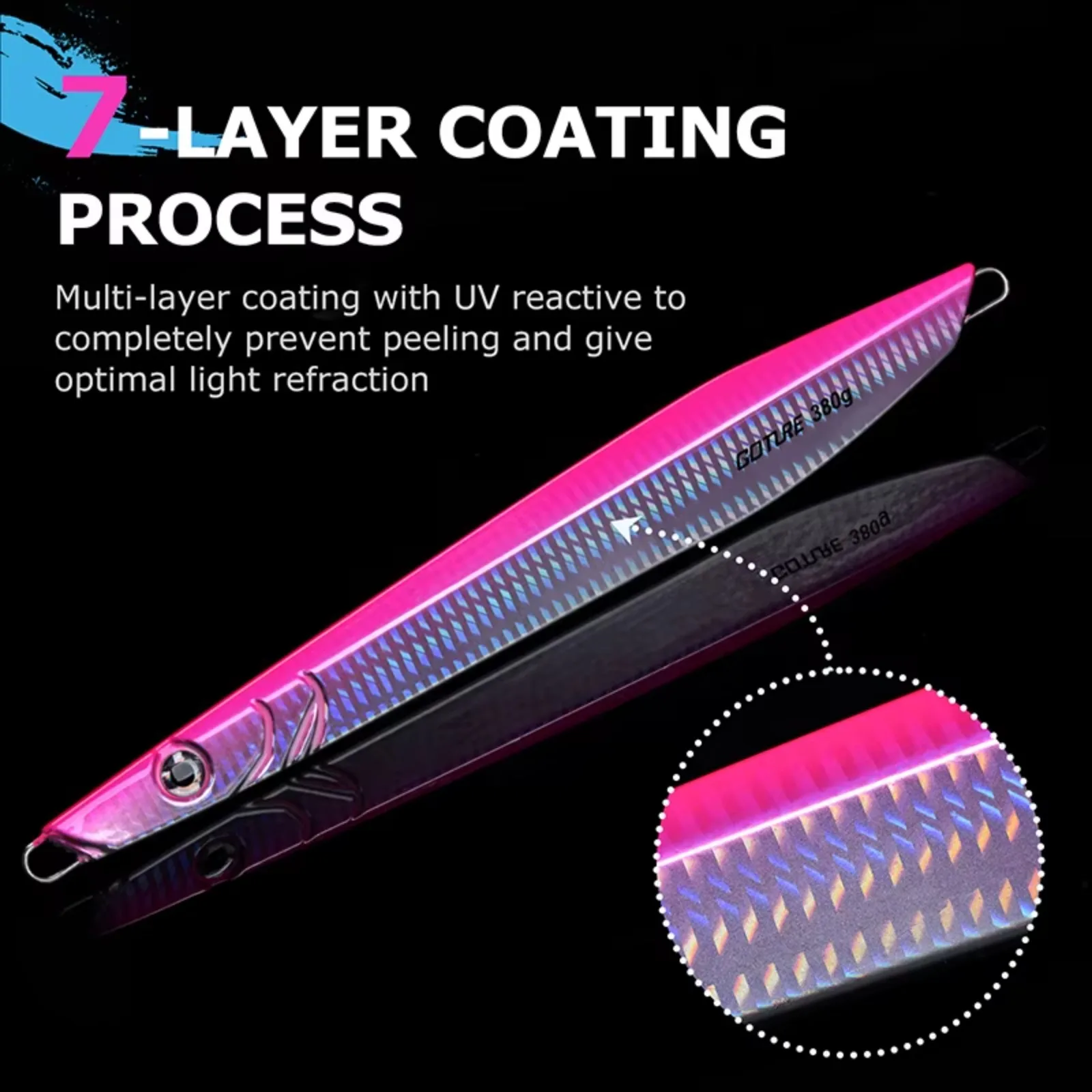 

Goture 1 шт., металлическая приманка для рыбалки, вес 390 г, жесткая приманка для троллинга, приманка для ловли окуня, приманка для отсадки форели, приманки для морской воды