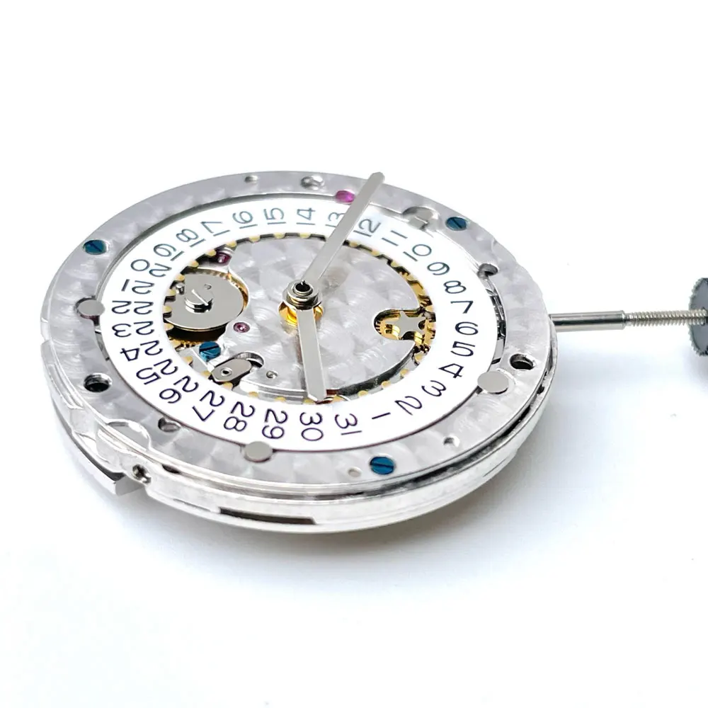 Dandong VSF Super 3135 movimiento mecánico automático volante azul movimiento de reloj VS 3135 fábrica limpia