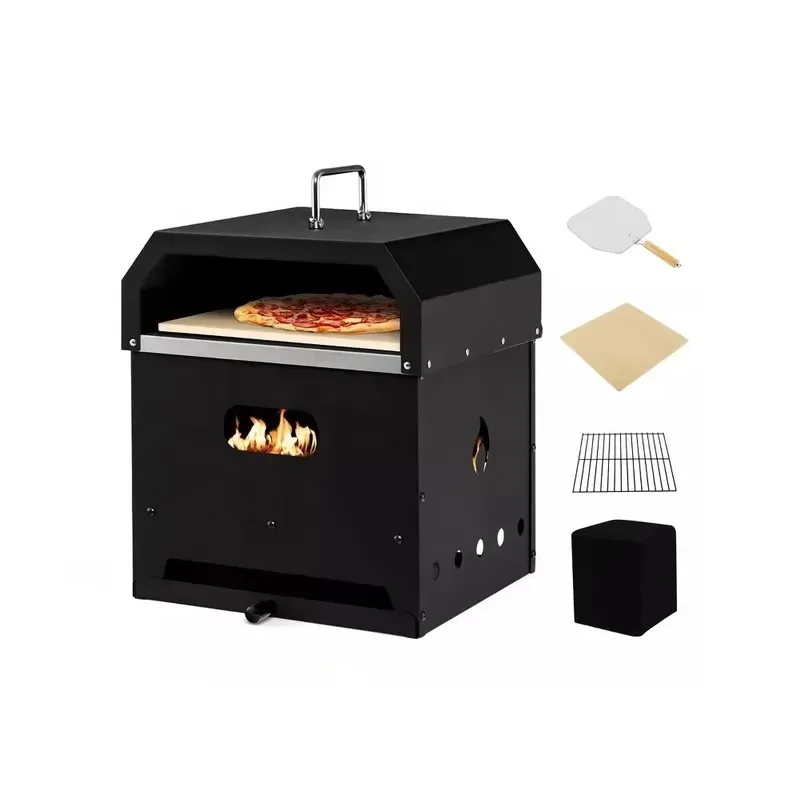 4 in 1 Multifunctional Indoor Outdoor Camping Kitchen Charcoal Grill Wood Fire Pizza Oven