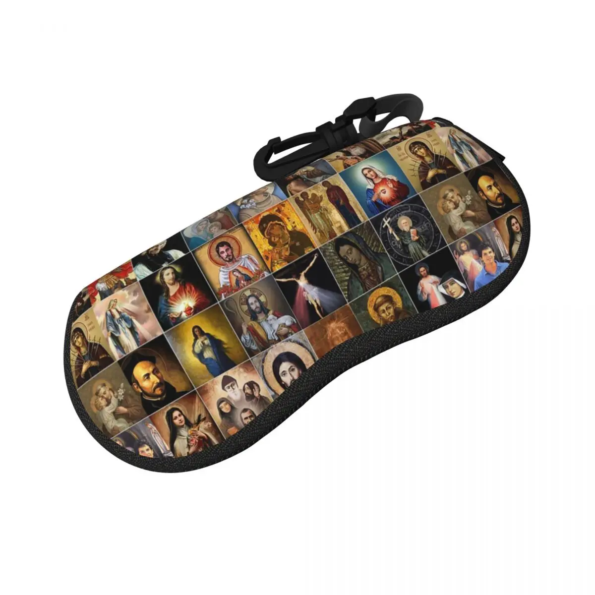 

Jesus Biblical References Shell Glasses Case Protective Sunglasses Box Women Men Soft Eyeglasses Bag Pouch