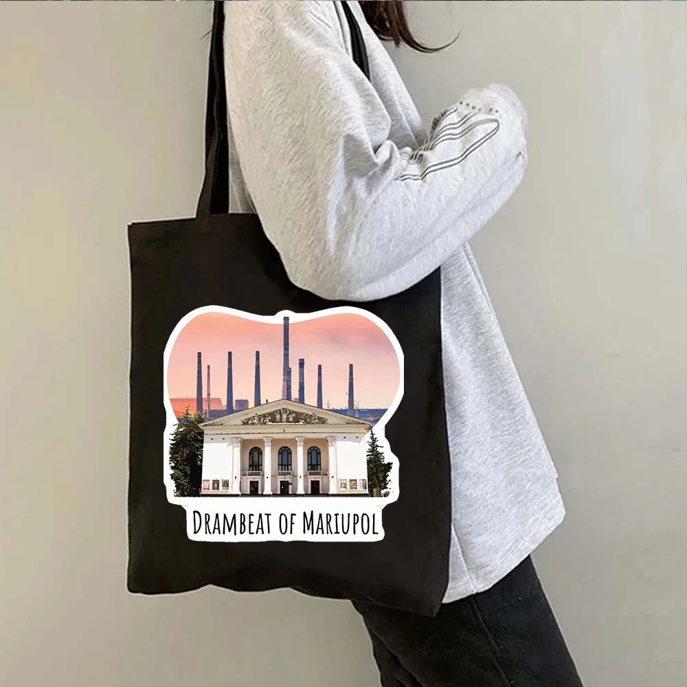 Reise kharkiv mariupol poltava frankivsk lutsk dnipro cossack ukrainisch kyiv ukraine schulter einkaufstasche shopper handtasche – Detail 20