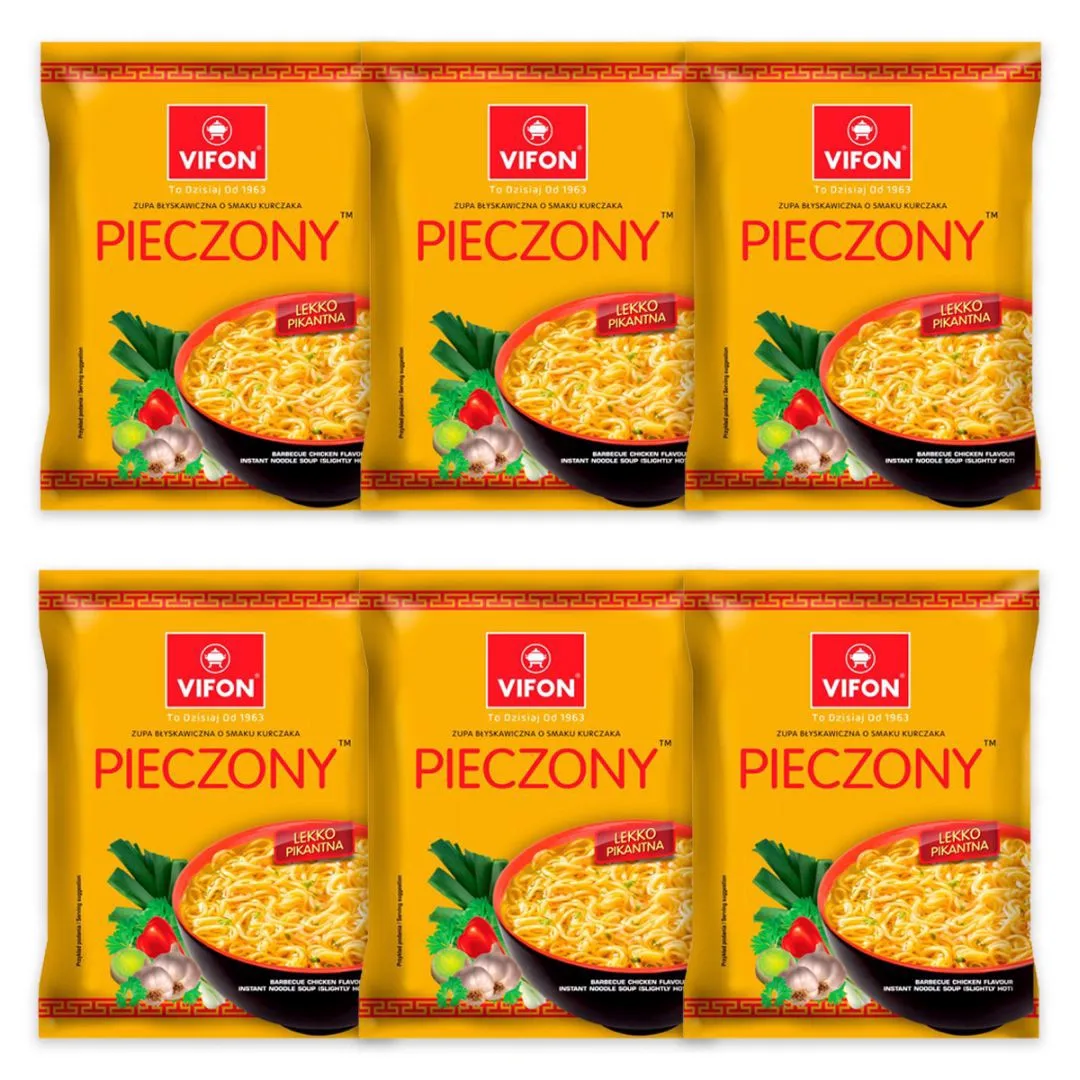 Vifon Zupa błyskawiczna o smaku kurczaka pieczony 70 g x6 sztuk
