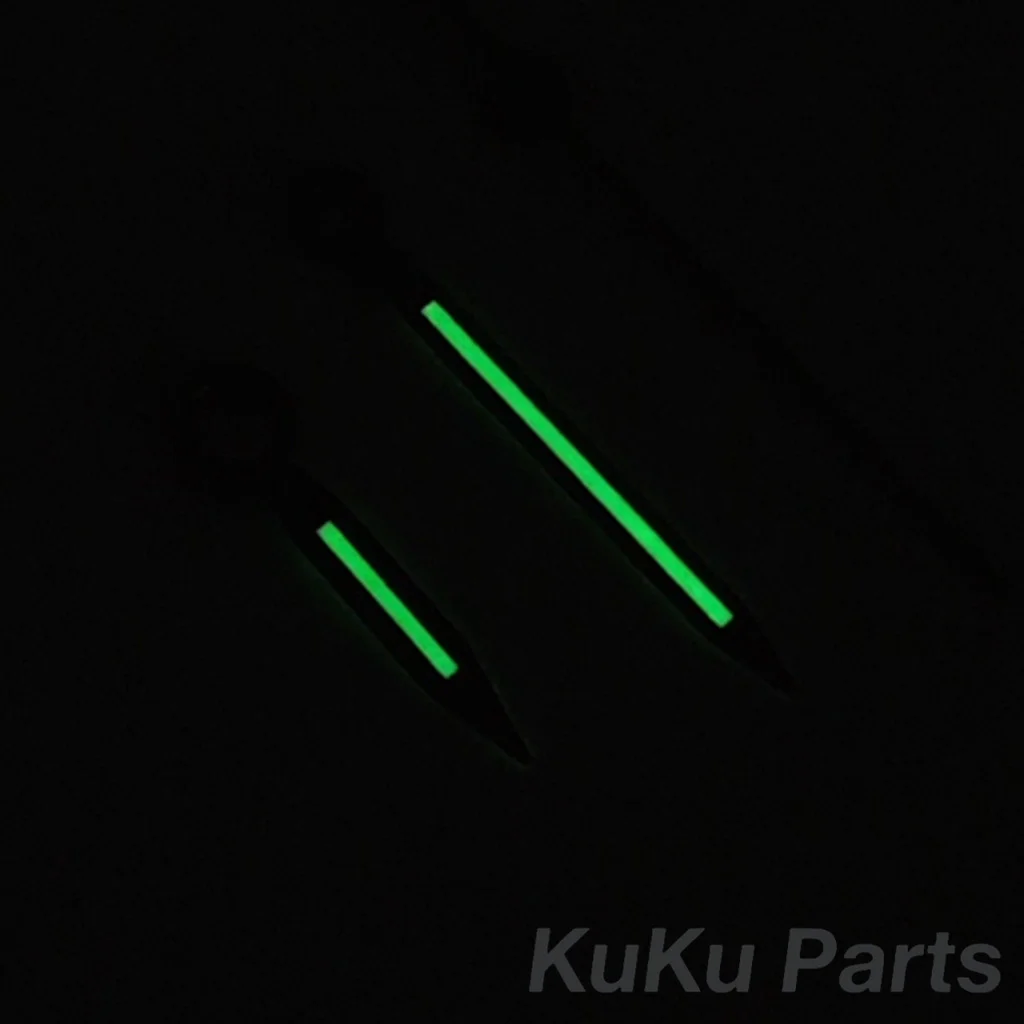 NH35 Overseas Serieswatch Hands Silver Gun Gold Watch Hands Green Luminous For NH34 NH35 NH36 NH38 NH70 Movement Watches Pointer