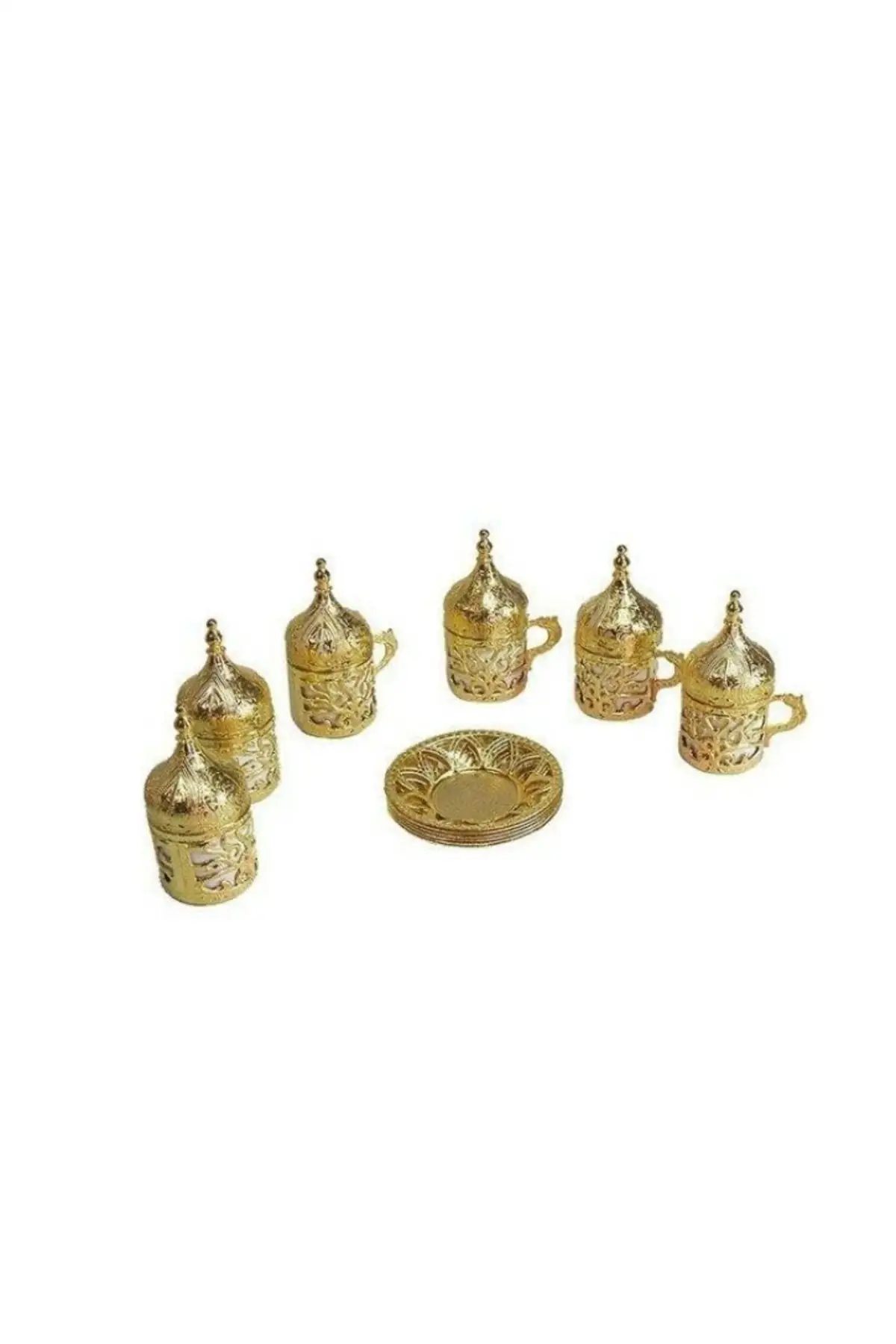 

Bair Gold 12 piece 6 people cup, cup set copper Cooper Luxury Cups