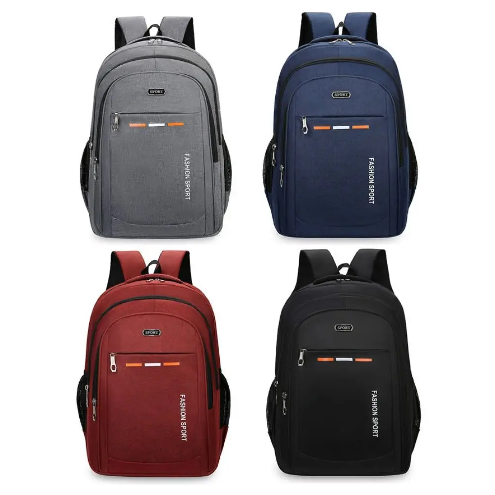 Zaino semplice in tela di grande capacità Borsa per studenti Zaino per studenti Oxford Multipocket Borsa a tracolla per laptop Business