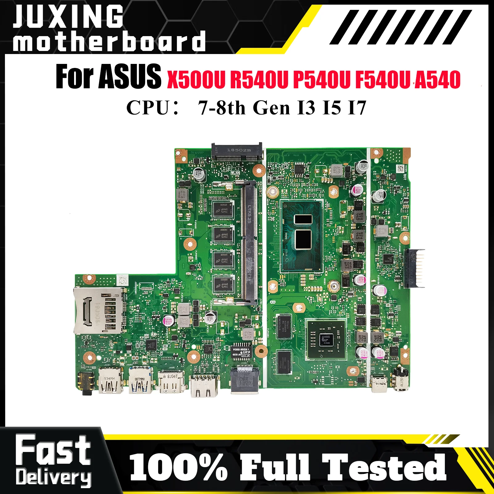 

Материнская плата для ноутбука X540UP для ASUS F540U A540U X500U K540U X540U P540U R540U X540UPR X540UP с процессором I3 I5 I7 тест ОК