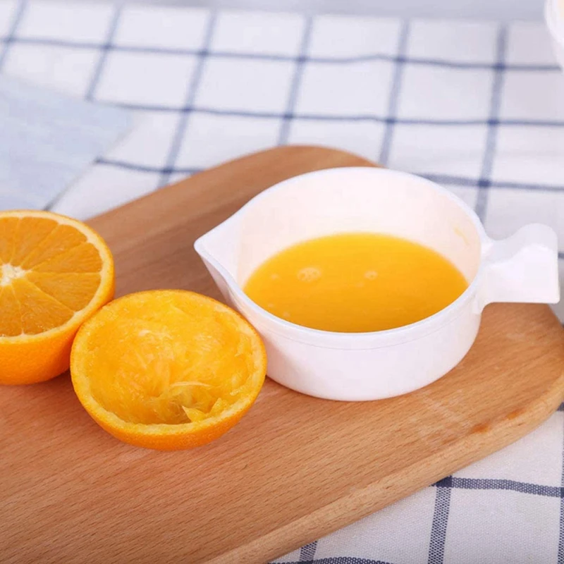 ABKW-2X Manual Lemon Squeezer, Orange Juice Squeezer, Citrus Orange Manual Hand Juicer Lid Rotation Press Anti-Slip Reamer