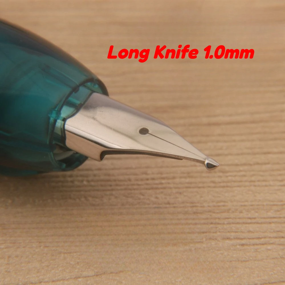 

Нажмите длинный нож для измельчения перьевой ручки 1,0 мм для практики каллиграфии, специальный ретро-студенческий офис, бизнес, чернильная ручка для взрослых