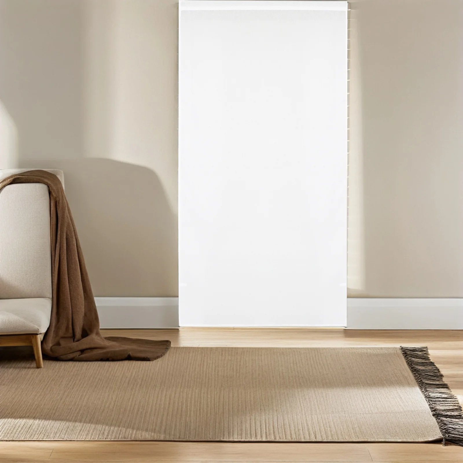 

1pcs White Sheer Curtain Panel Light Filtering Semi Transparent Window Drapes For Living Room Bedroom Kitchen Balcony Home