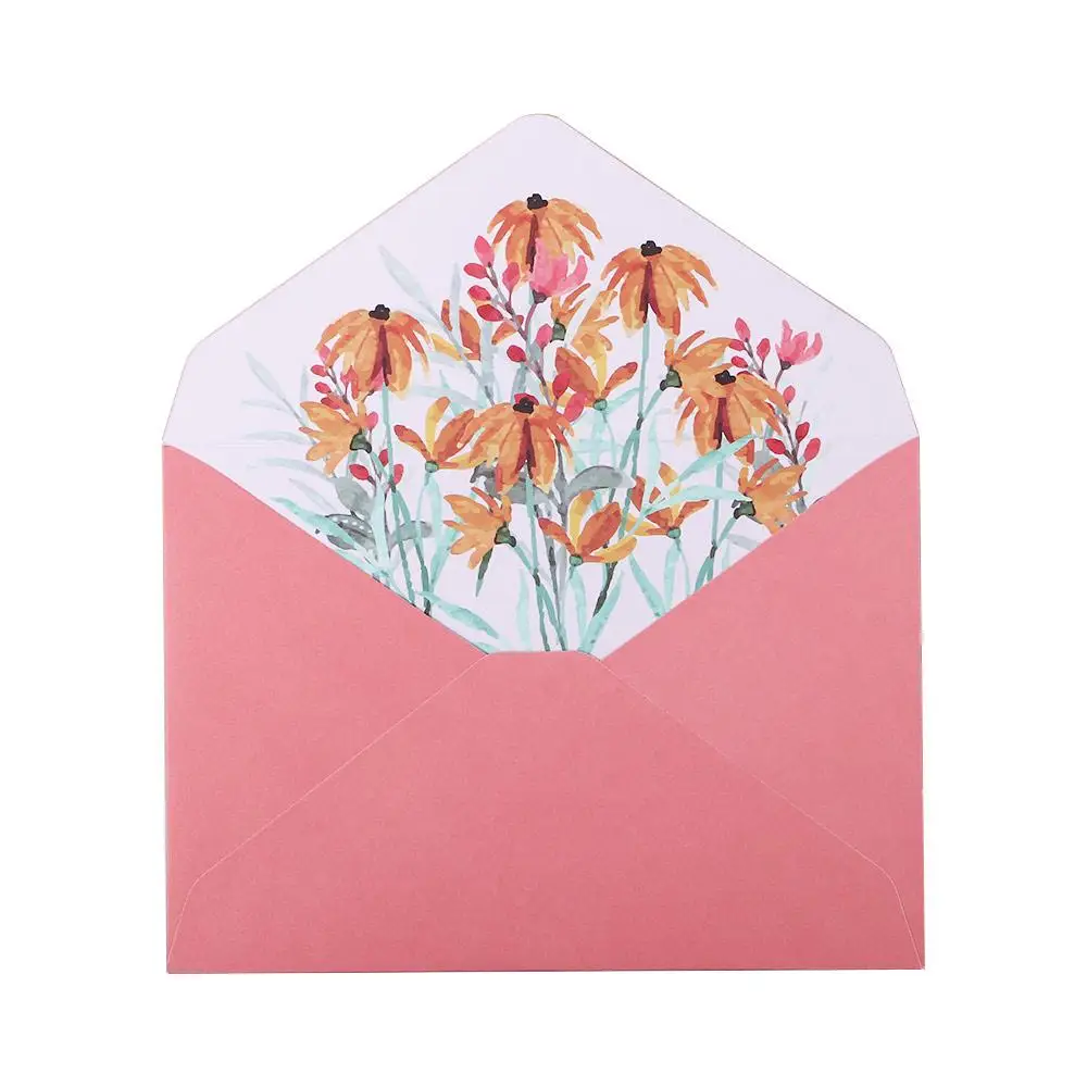 Lovely Wedding Envelope Invitation A5 Handwritten Love Letter Paper Spring Envelope Letter Set Valentine's Day Stationery