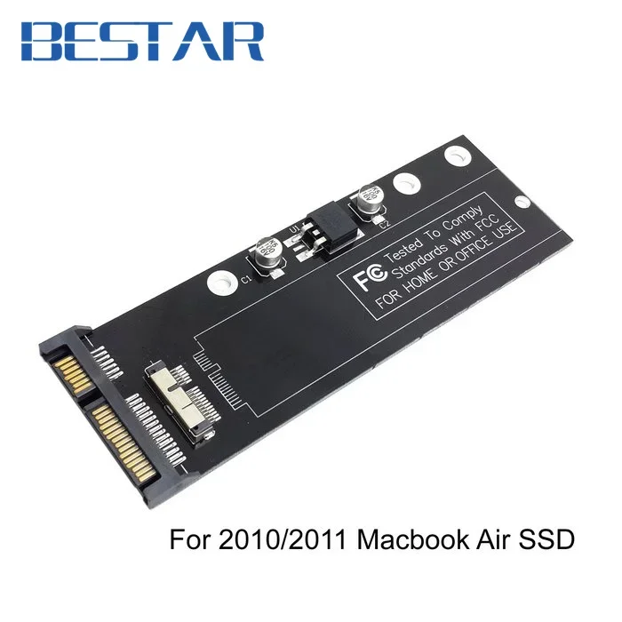 PCBA 12 + 6pin SSD HDD Naar SATA 22Pin Harde Schijf Cartridge Drive Voor Apple 2010 2011 Macbook Air a1369 A1370 SSD