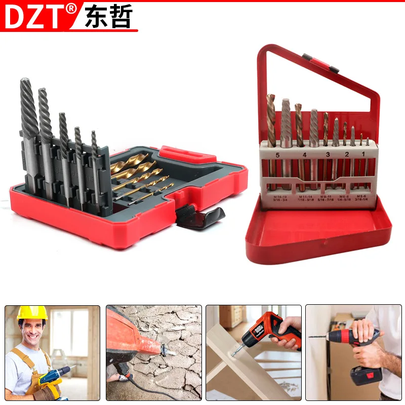 

Набор винтов из 10 шт., съемник императорских сверл в железной коробке