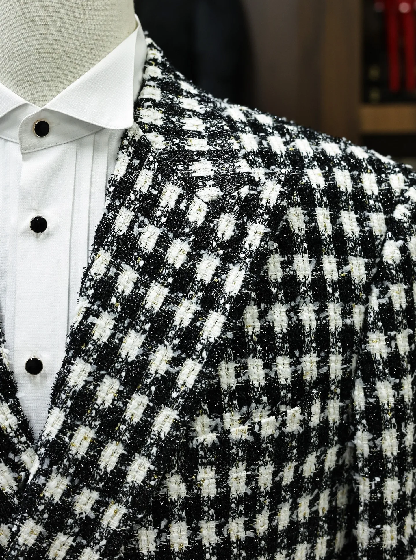 Woolen Classic Men Wedding Suits Peaked Lapel Double Breasted Tuxedos Groom Party 2 Pcs Blazer Pants Customized Made