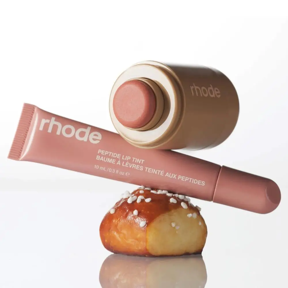 Rhode Lip Glosses Blush Combination Set Plump Moisturizing Glaze Essence Gel Oil Long Lasting Sleepygirl Lipstick Care Products