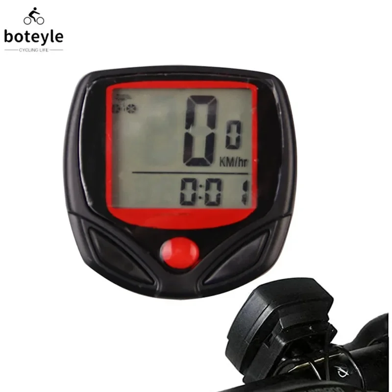 1PCS Waterproof Wired Digital Bike Ride Speedometer Odometer Bicycle Cycling Speed Counter Code Table Bicycle Accessories