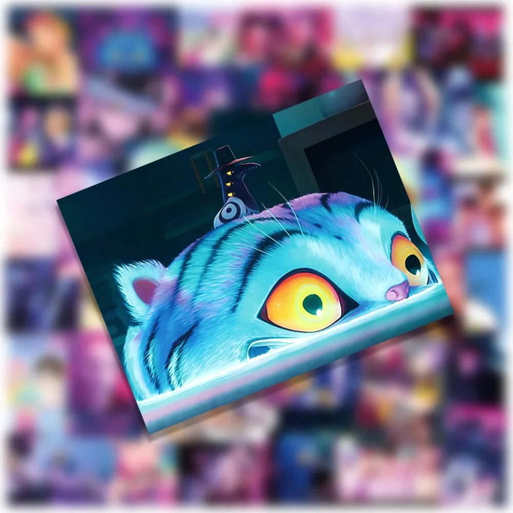 2025 hot 50pcs/Set KPop Demon Hunters Stickers Derpy Tiger Waterproof Graffiti DIY Phone Case Laptop Cool Scrapbooking Sticker