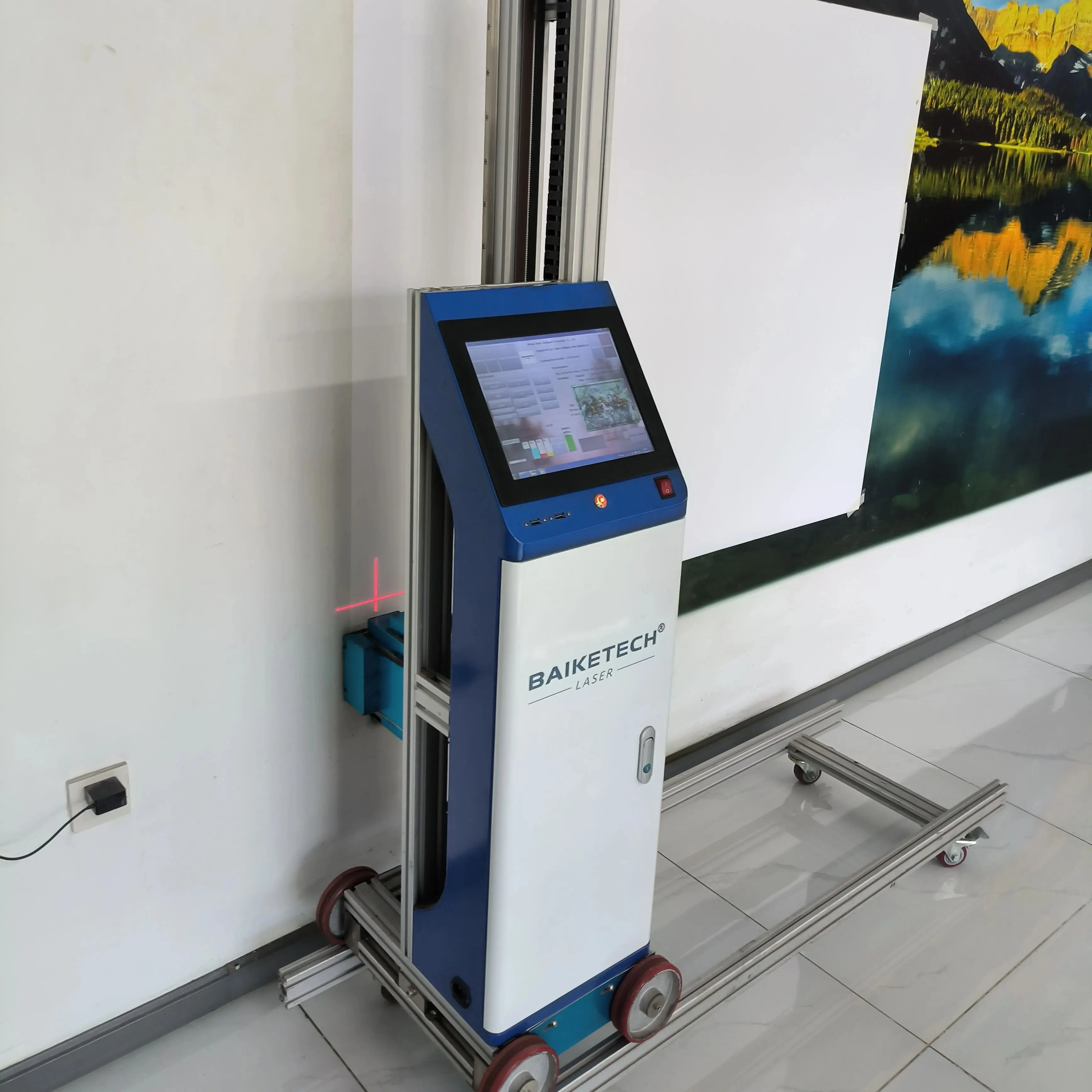 BK-GW16 AI Smart Inkjet Wall Printer - Automatic Large-Scale Wall Painting Machine for Murals & Decor