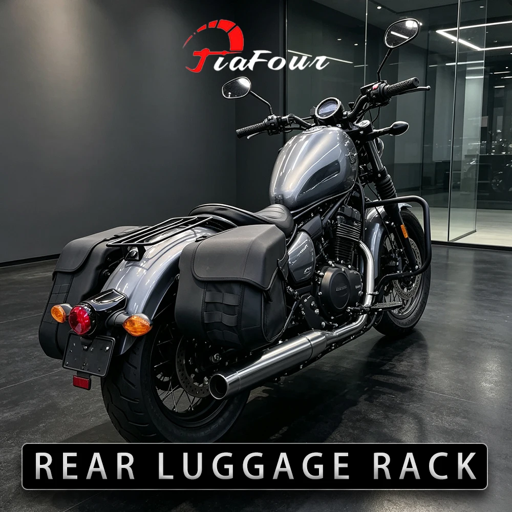 Rear Tail Rack Fit For REBEL 300 REBEL 500 REBEL 250 2017-2021 Suitcase Luggage Carrier Board Luggage Rack Shelf