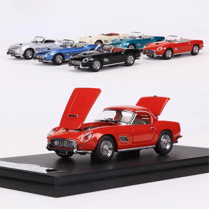 

Масштаб 1:64 250GT California SWB 1960, трансформируемый классический спортивный автомобиль, имитация двойной двери, модель автомобиля из сплава, Коллекционная игрушка в подарок