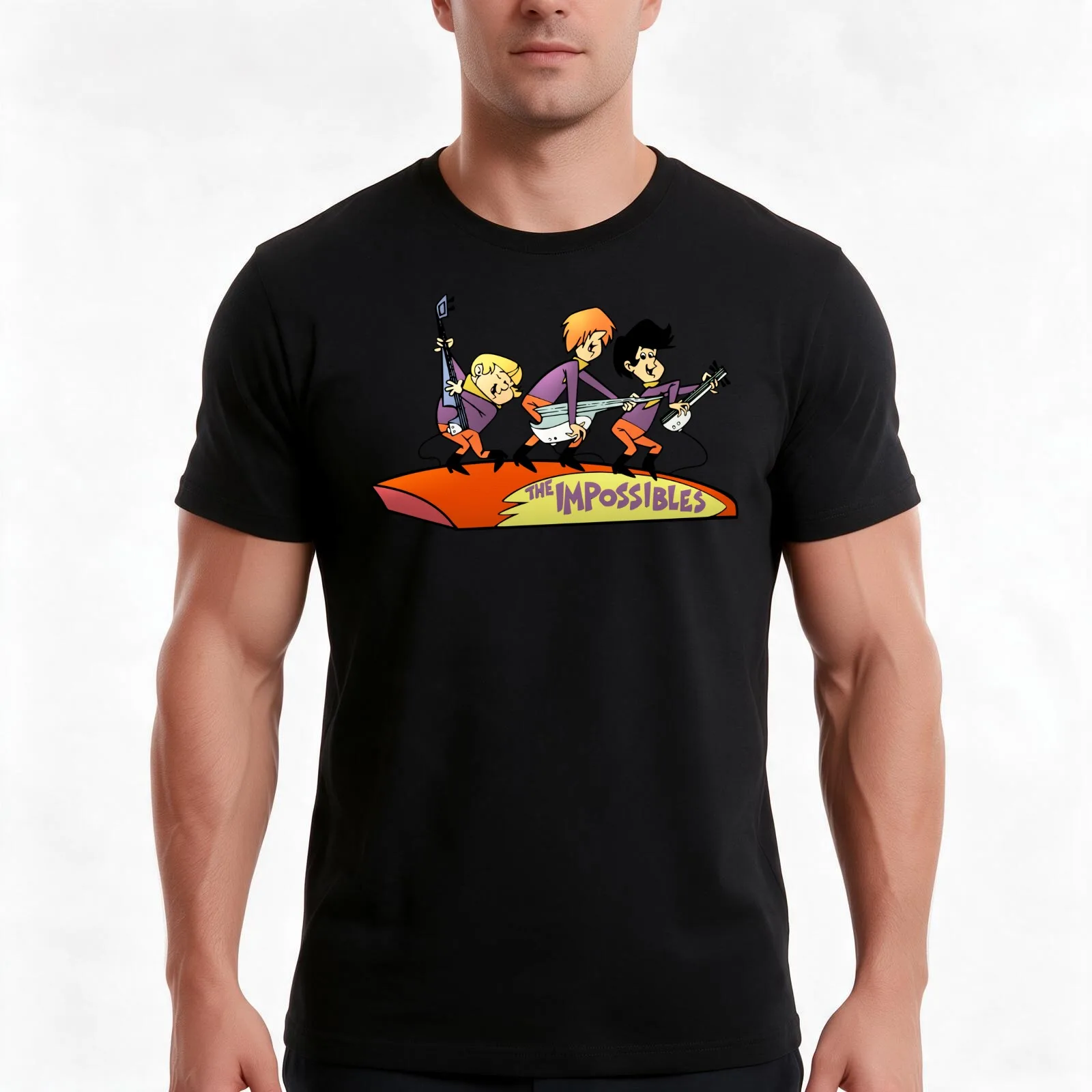 the impossibles T-Shirt Summer Casual Cotton Tee Oversized Streetwear Tops Vintage Graphic Print Loose Fit Short Sleeve