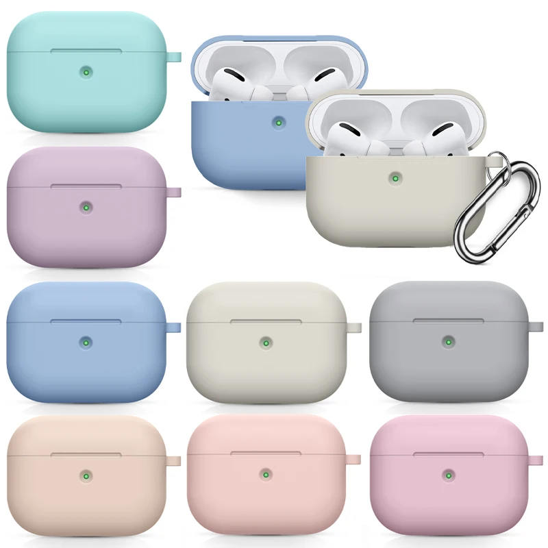 Силиконовый чехол для Apple Airpods Pro 2019, защитный чехол для наушников, защитный чехол для наушников Apple Airpods Pro
