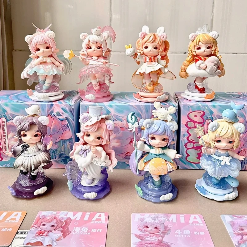 

Mimia The Secret of Water Series слепая коробка Mystery Box игрушки фигурка модель куклы настольное украшение сюрприз подарок-сюрприз