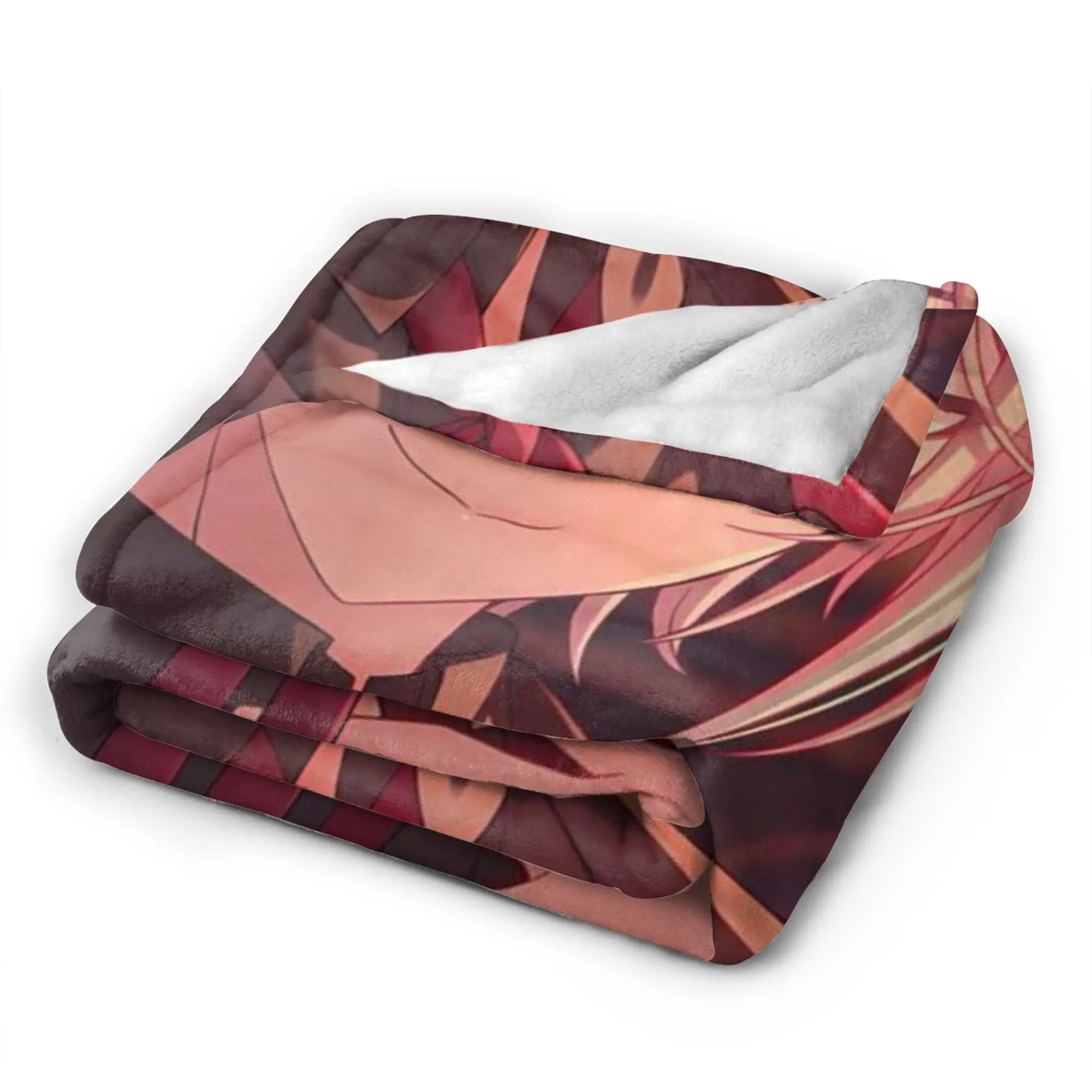 بطانيات روي كاميشيرو خفيفة الوزن ورقيقة من الصوف العجائب x بطانية رمي شوتايم مفرش سرير مريح #4