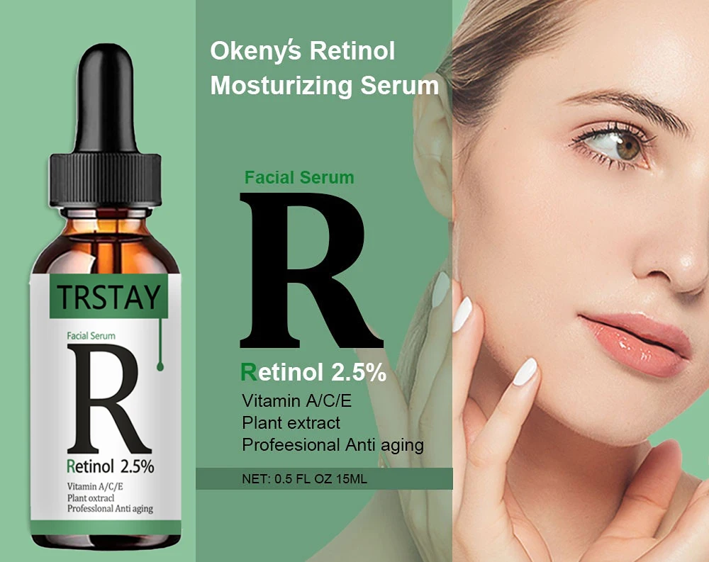 retinol 2.5% vitamin C/A facial essence reduces fine lines, tightens skin, and improves damaged skin