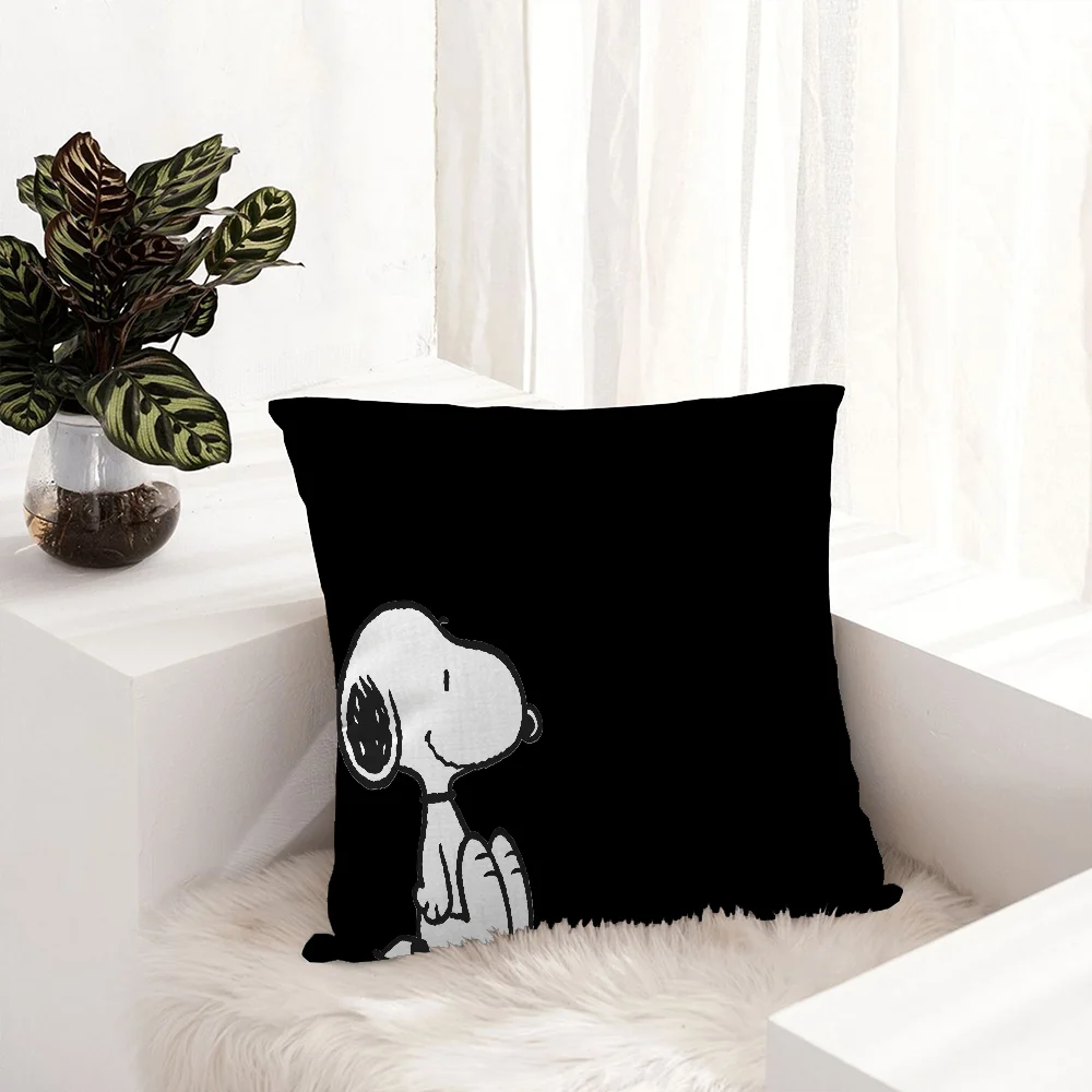 Cartoon Dog-S_SnoopyS Personalized Picture Text Home Decorative Pillows Household Gifts 45x45cm