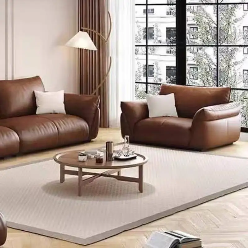 Cushion Massage Living Room Sofas Brown Vintage Nordic Modern Living Room Sofas Modular Cute Banken Woonkamer Furniture For Home