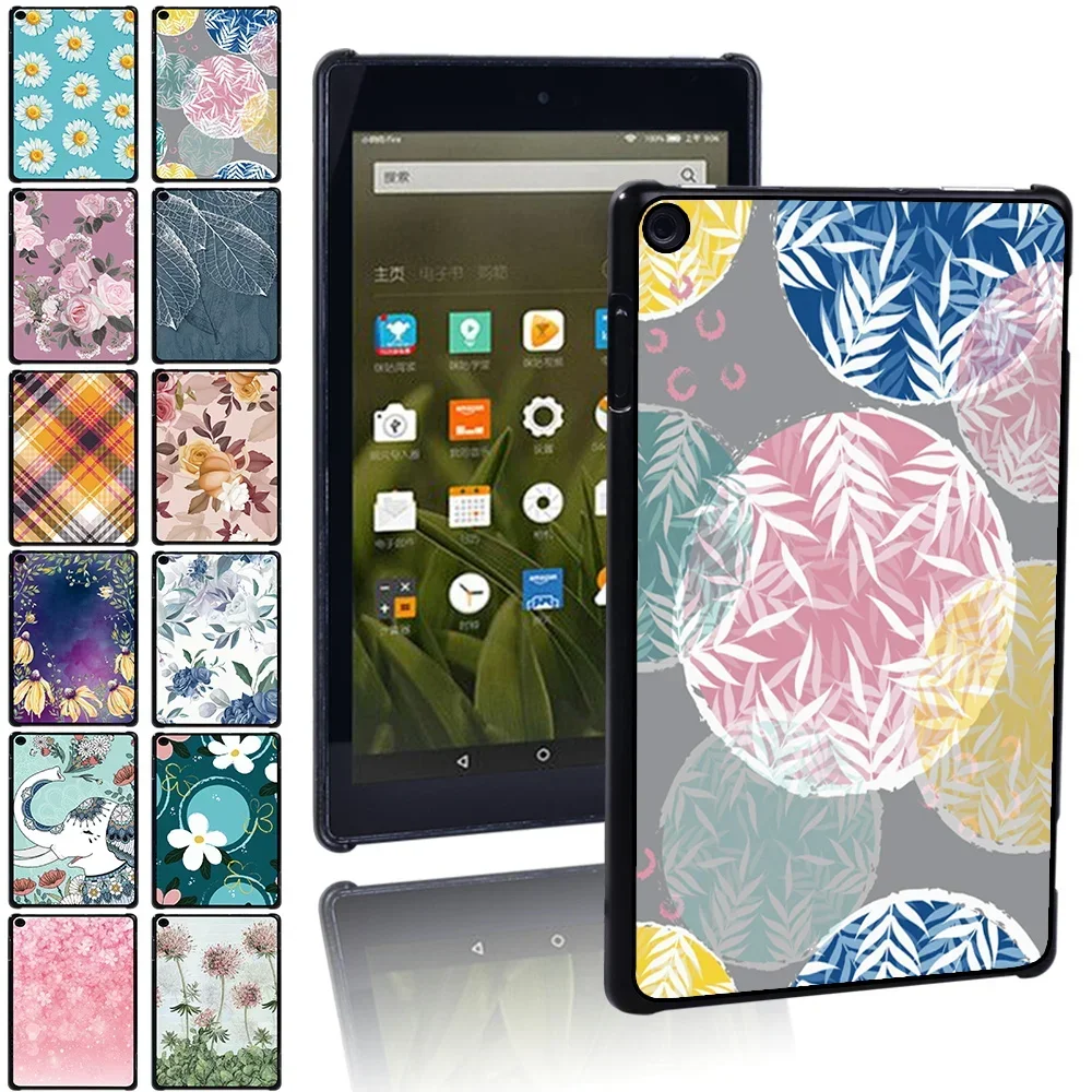 

Tablet Case for Fire HD 10 Plus/5th/7th/9th/11th/HD 8 Plus/6th/7th/10th/8th/Fire 7 5th/7th/9th Picture Series Back Shell Cover