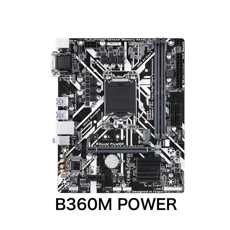 For Gigabyte B360M POWER Desktop Motherboard 32GB LGA 1151 DDR4 Micro ATX Mainboard 100% Tested OK Fully Work Free Shipping