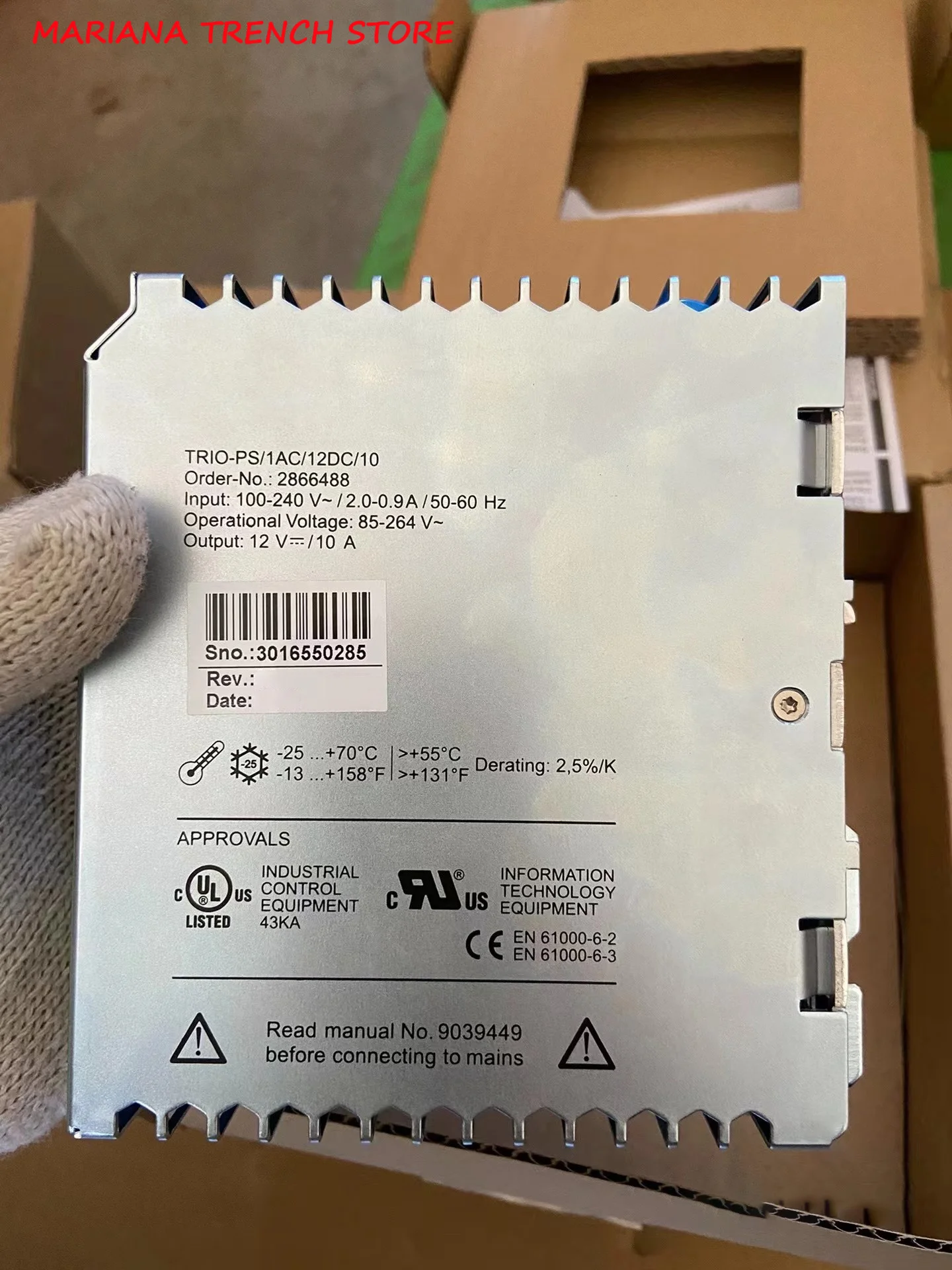 2866488 for Phoenix TRIO-PS/1AC/12DC/10 - Power supply unit