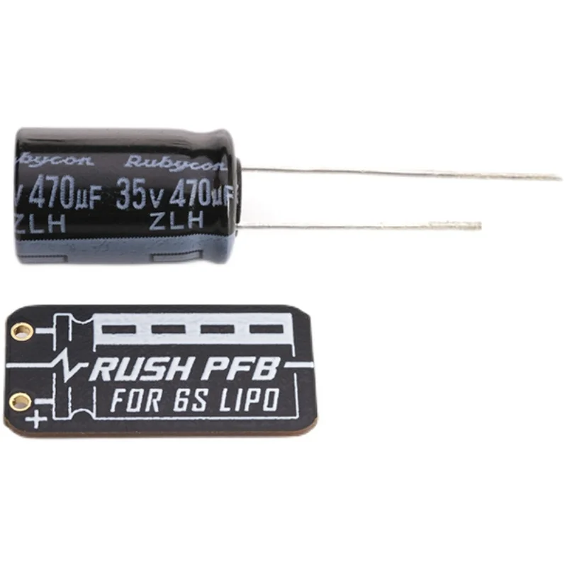 3PCS RUSHFPV RUSH PFB LITE scheda filtro di alimentazione con capacità elettrica 35V 470UF per 6S LIPO FPV Brushless ESC Stacks parti fai da te