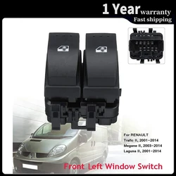 Electric Power Lifter Regulator Window Switch Console for Renault Trafic II Espace 4 Megane II Opel Vivaro 2002-2014 8200315034