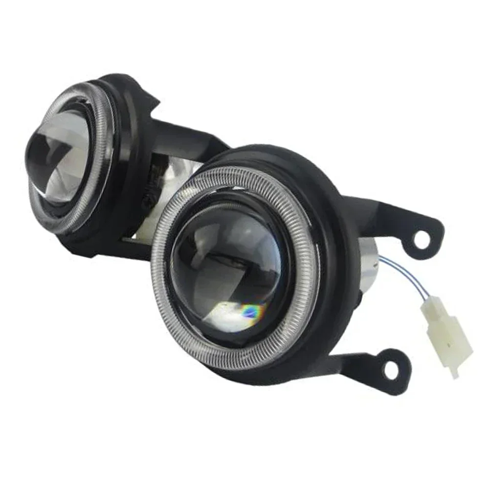 NEW Bifocal High low beam projector H8 H9 H11 H16 halogen hid led light Front bumper fog lens lamp light holder For renault