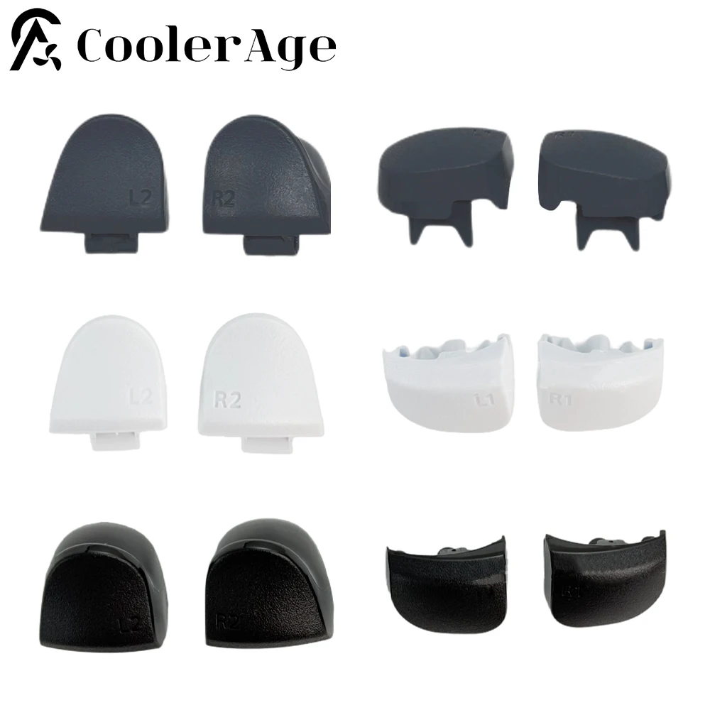 R2 L2 L1 R1 Trigger Buttons Mod Kit for PS5 Controller 010 020 030 040 050 Analog Stick Caps