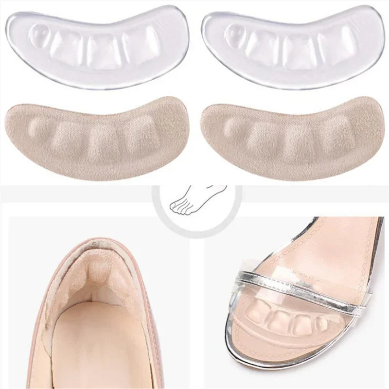 Forefoot Pads for Women Anti-Slip Foot Care Products Sandals Silicone Sticker Patches Shoes Insoles Inserts Gel Flip Flop Shoe