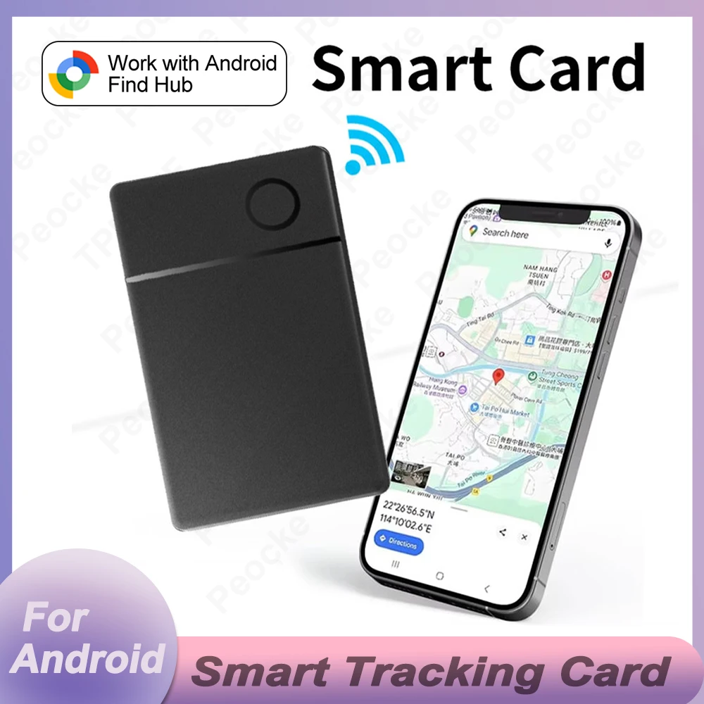 

Новый кошелек Android с защитой от потери карт, ультратонкая смарт-тег Finder, водонепроницаемая с беспроводным зарядным устройством Google Find Hub, сумка для ключей, автомобильный искатель