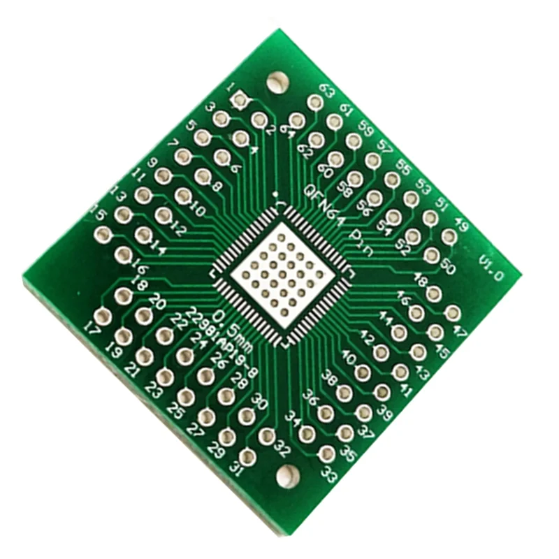 

Новинка-QFN56 QFN64, плата адаптера, контактная плата преобразователя, Immerse, плата передачи 0,5 мм, 10 шт.