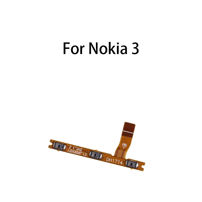 

Power ON OFF Mute Switch Control Key Volume Button Flex Cable For Nokia 3