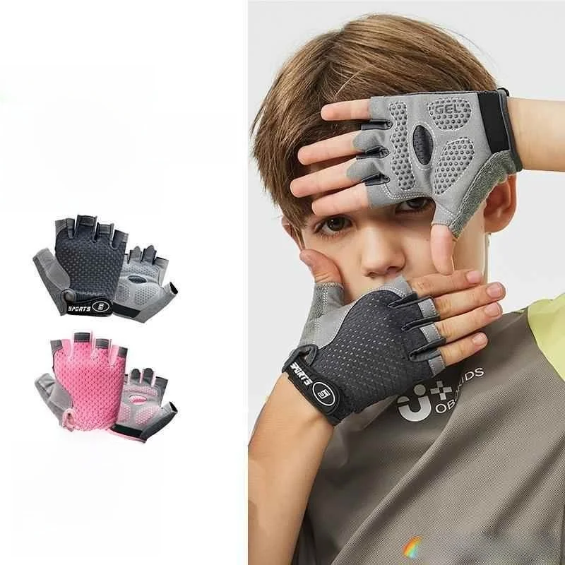 

2024 Children's Sport Gloves Outdoor Breathable Anti-slip Wear-resistant Balance Bike Climbing Cycling Bicycle Skateboarding