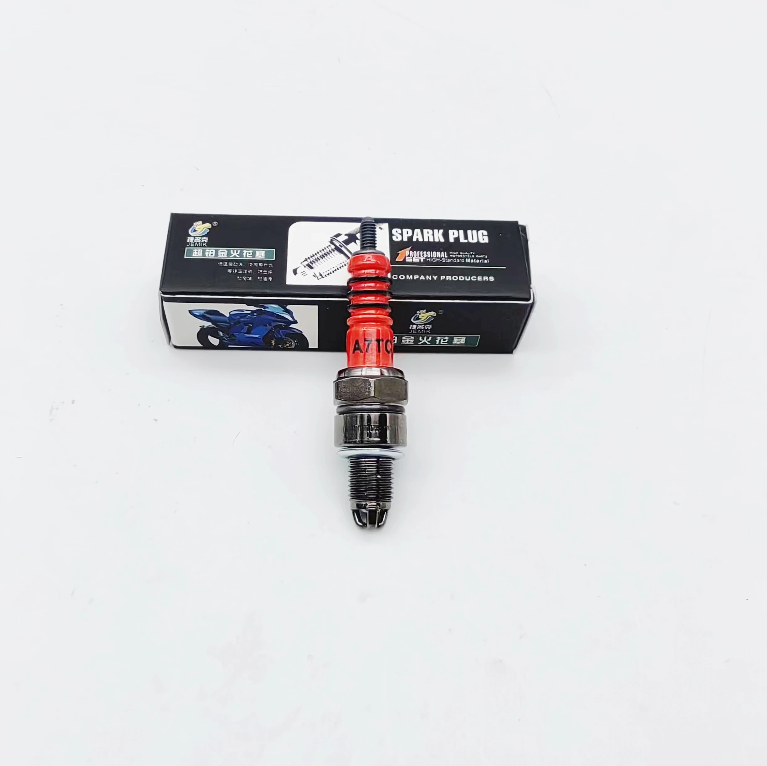 Universal Racing 3 Electrode Motorcycle Spark Plug A7TC  CR8E D8TC For 50cc 110cc 125cc 150cc Atv Scooter