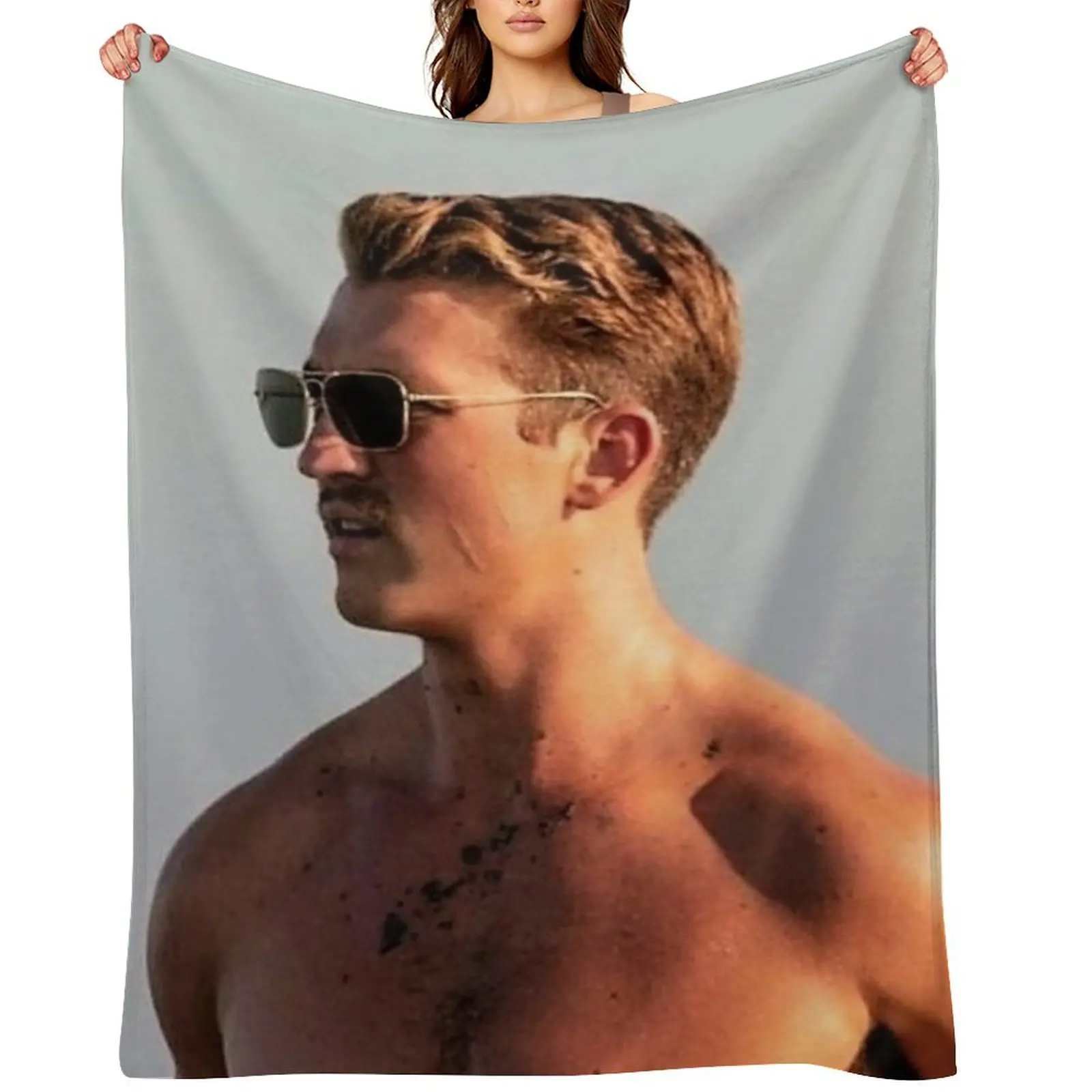 

Miles Throw Blanket manga Hairy Luxury Soft Plush Plaid Blankets