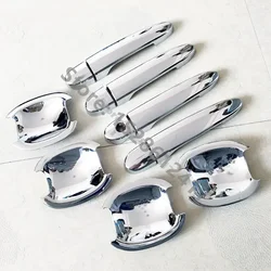 For 2010-2019 Great Wall C30 ABS Chrome Door Handle Bowl Trim Door handle Protective covering Cover Trim Car Accessories