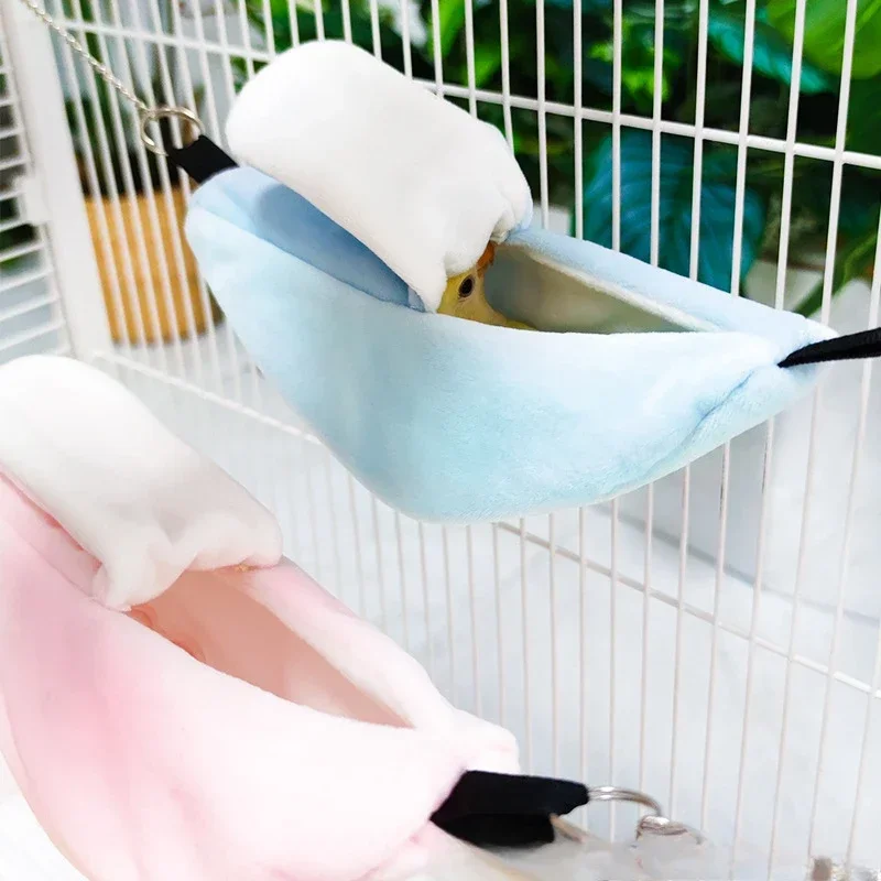 Hamac En Coton Pour Petits Animaux De Compagnie, Fournitures Pour Animaux De Compagnie Jouets Amusants Pour Oiseaux